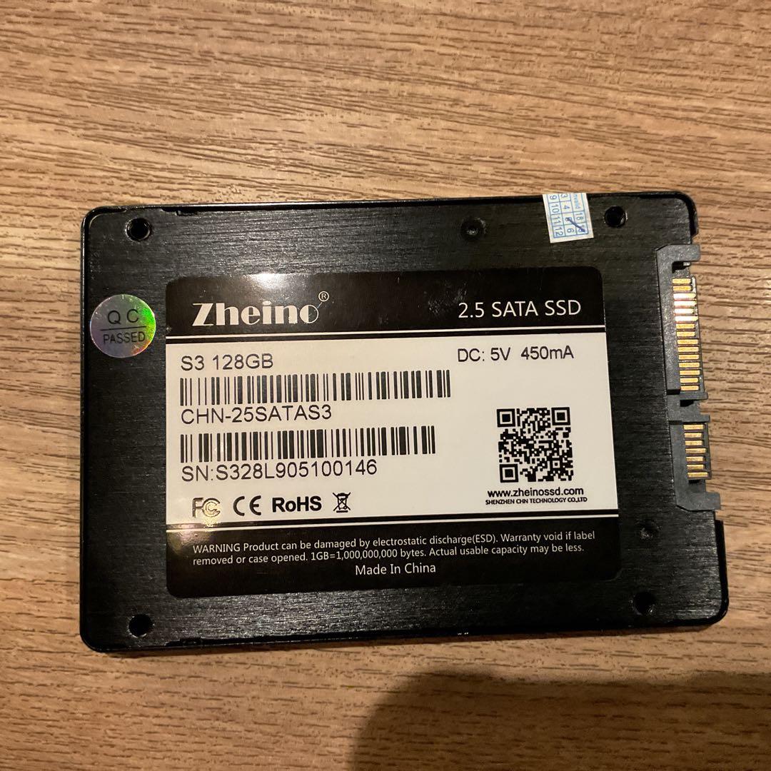 Zheino S3 128GB 2.5インチ SATA SSD