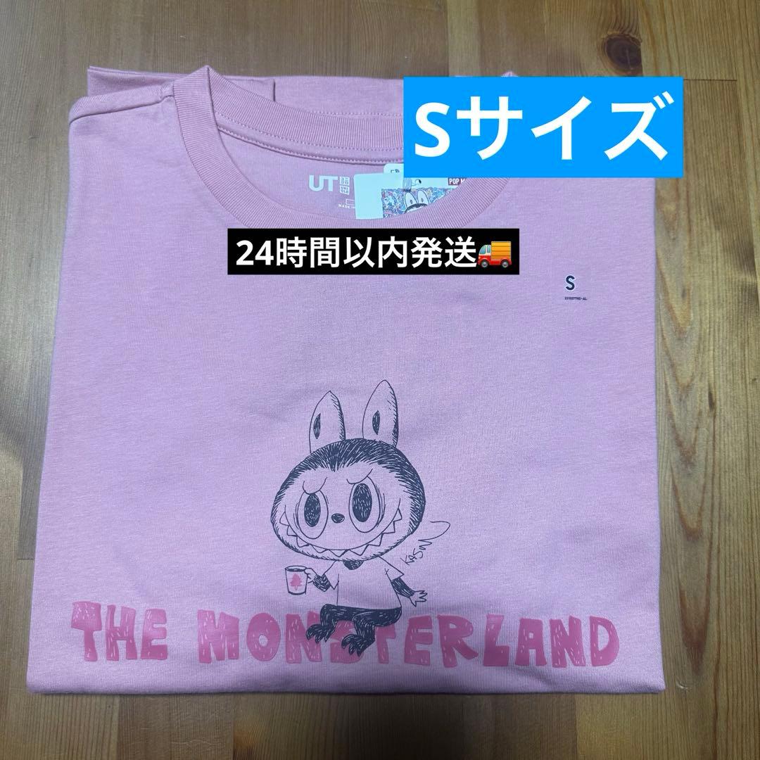 UNIQLO ユニクロ　ポップマート　　ラブブ　Tシャツ　ピンク　Sサイズ