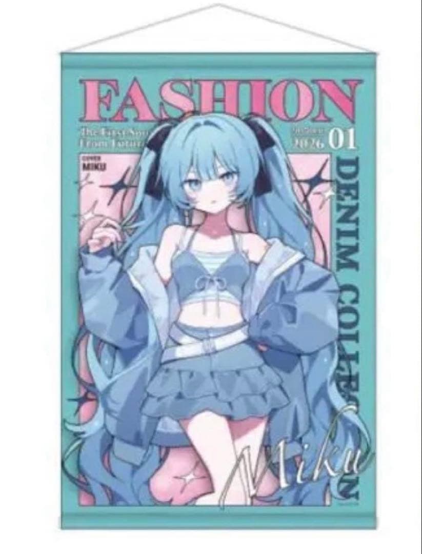 ミクカル39culture スピードくじ タペストリー FASHION 初音ミク