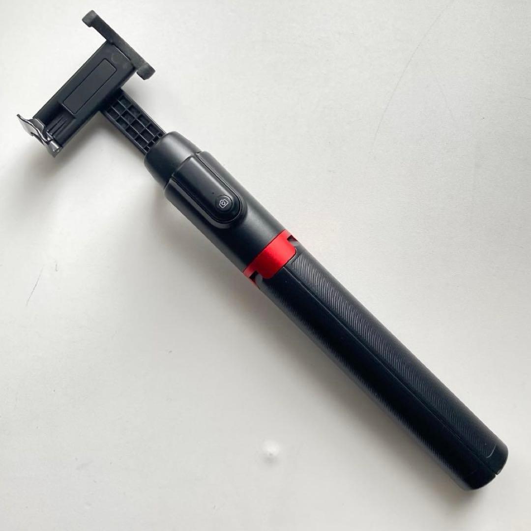 アークス ロングセルフィースティック 自撮り棒 三脚 ブラック 3WAY