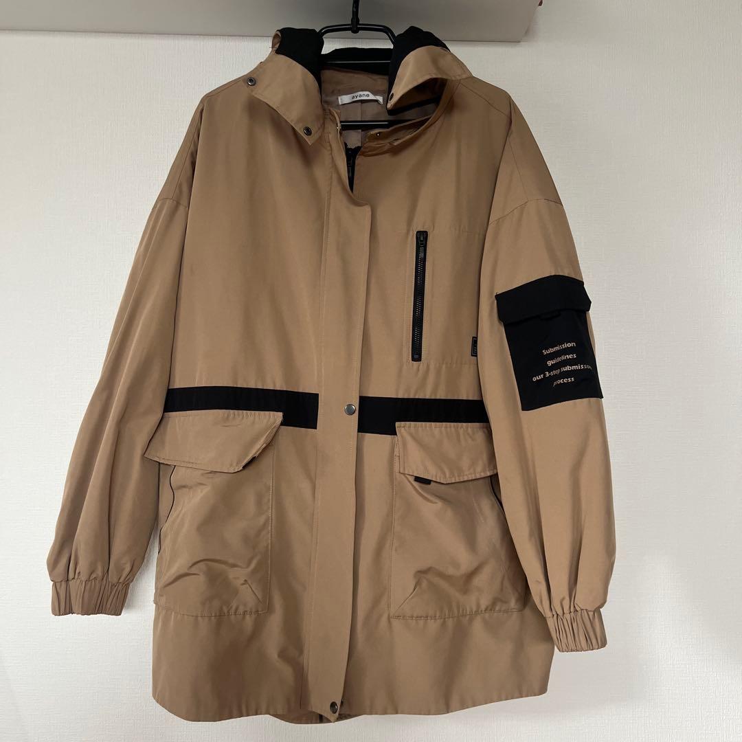 ayane ベージュ マウンテンパーカー