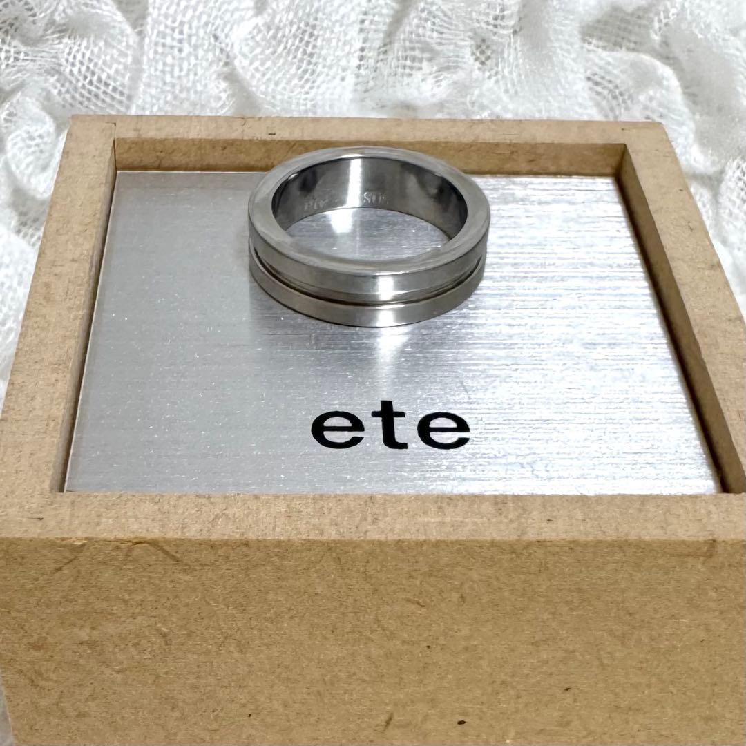 ete リング 7号 ステンレス ヴィンテージ