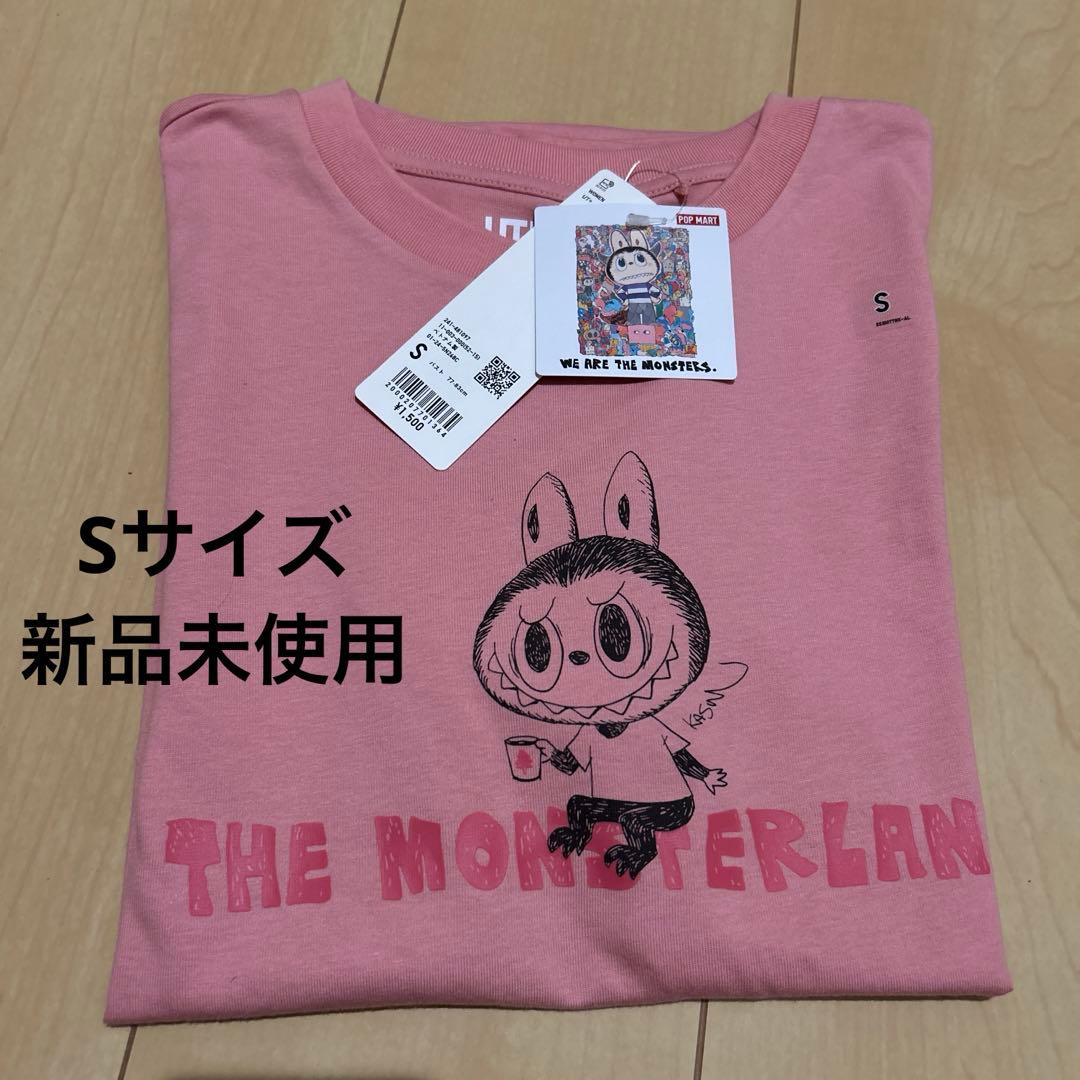 UNIQLO ユニクロ　ポップマート　　ラブブ　Tシャツ　ピンク　Sサイズ