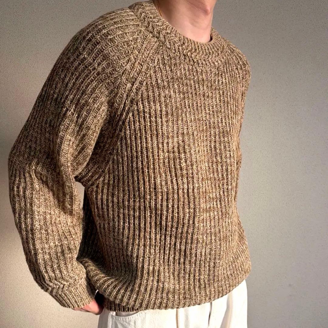 90s Willis＆Geiger アランセーター シェットランド 緑 00s