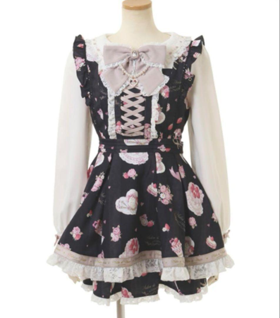 LIZLISA セットアップ　Salon de Fraise柄セットアップ