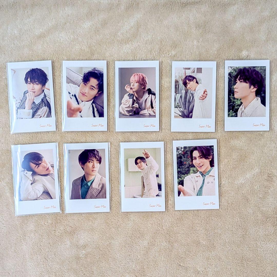 SnowMan オレンジkiss 特典 チェキ風カード