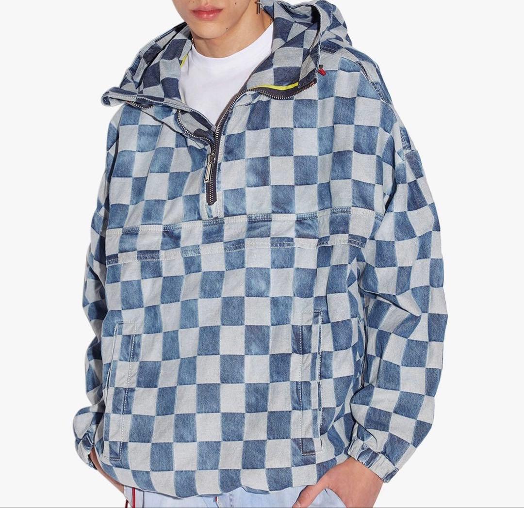 定価21万 22AW 美品 オーバーサイズ コットンデニムジャケット サイズ46