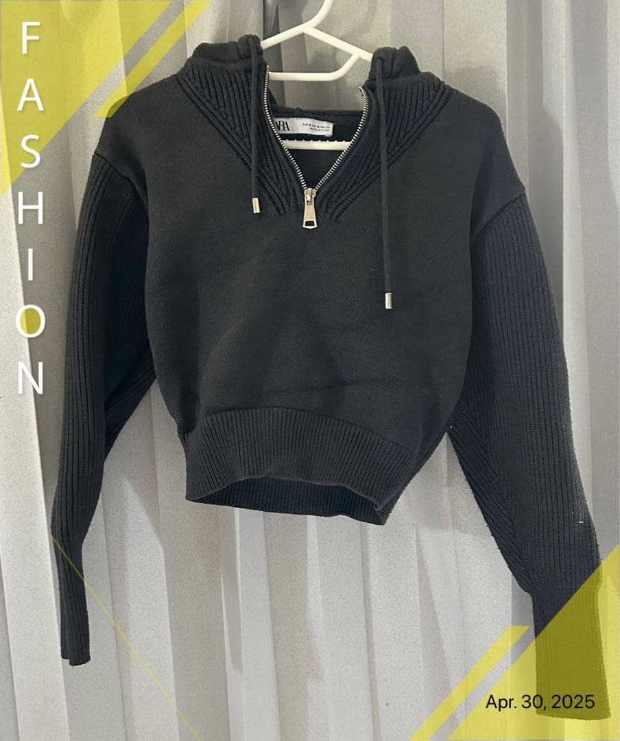 ZARA◆ニットパーカー◆M
