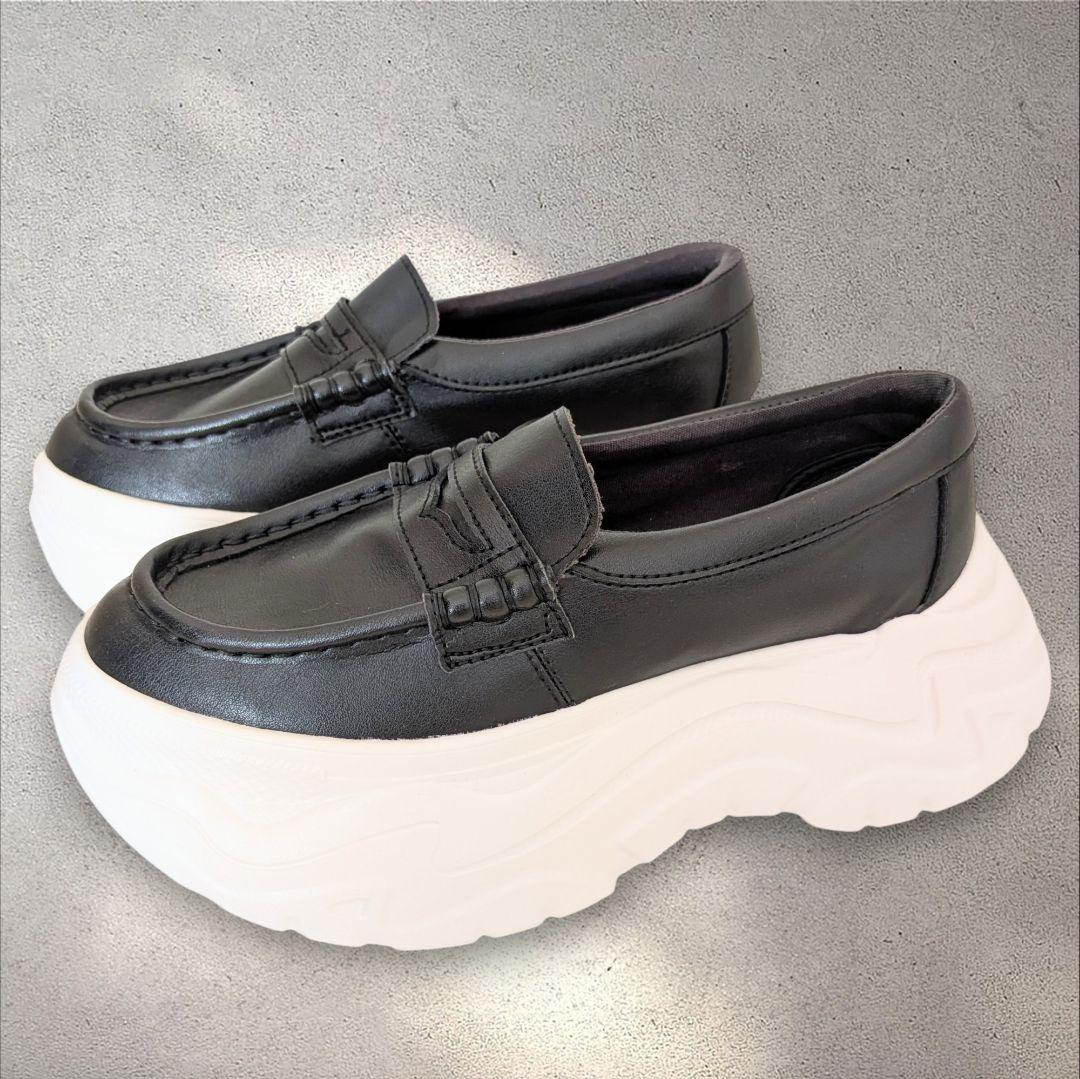 新品 CONVERSE オールスター シティハイク ローファー 24.5cm 黒