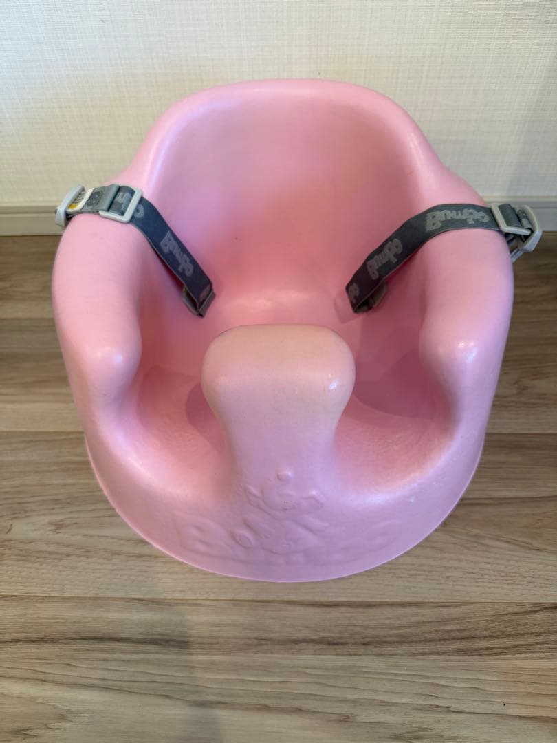 BUMBO ベビーチェア　ピンク　専用ベルト付き