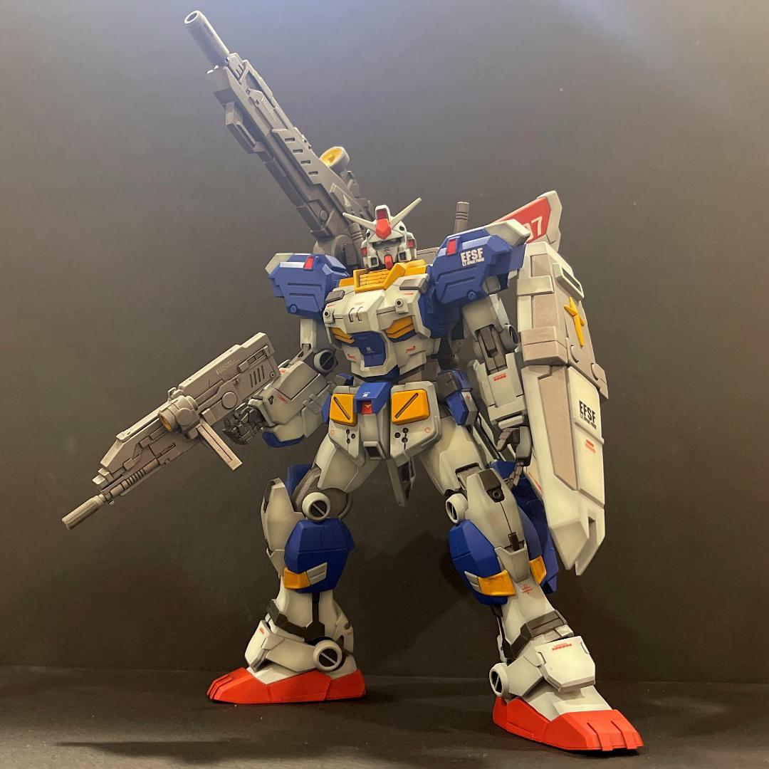 HG 1/144 フルアーマーガンダム 7号機 塗装完成品