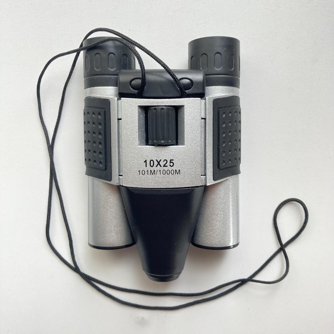 10x 25mm キヨラカ 双眼鏡 SDカード付 録画 撮影 映像 RD-S01