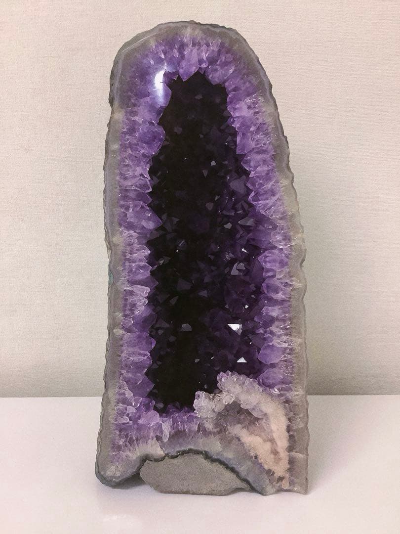 天然アメジストドーム 縦型 紫水晶 原石 パワーストーン