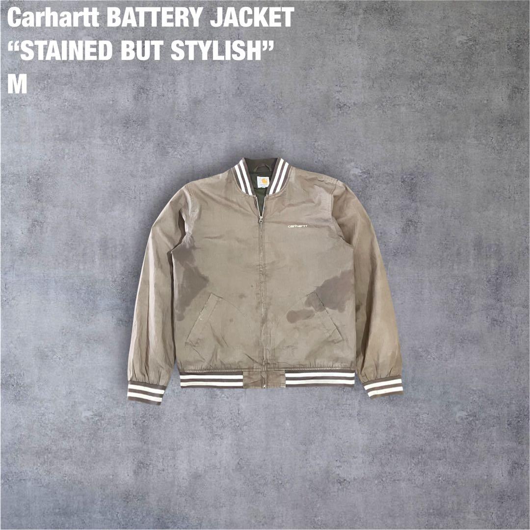 Carhartt Battery Jacket M フェード シミ 雰囲気系