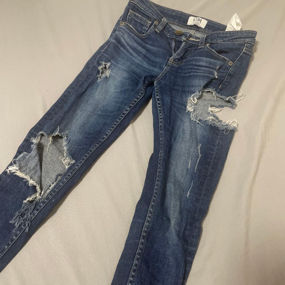 ジェイダ　ダメージデニム