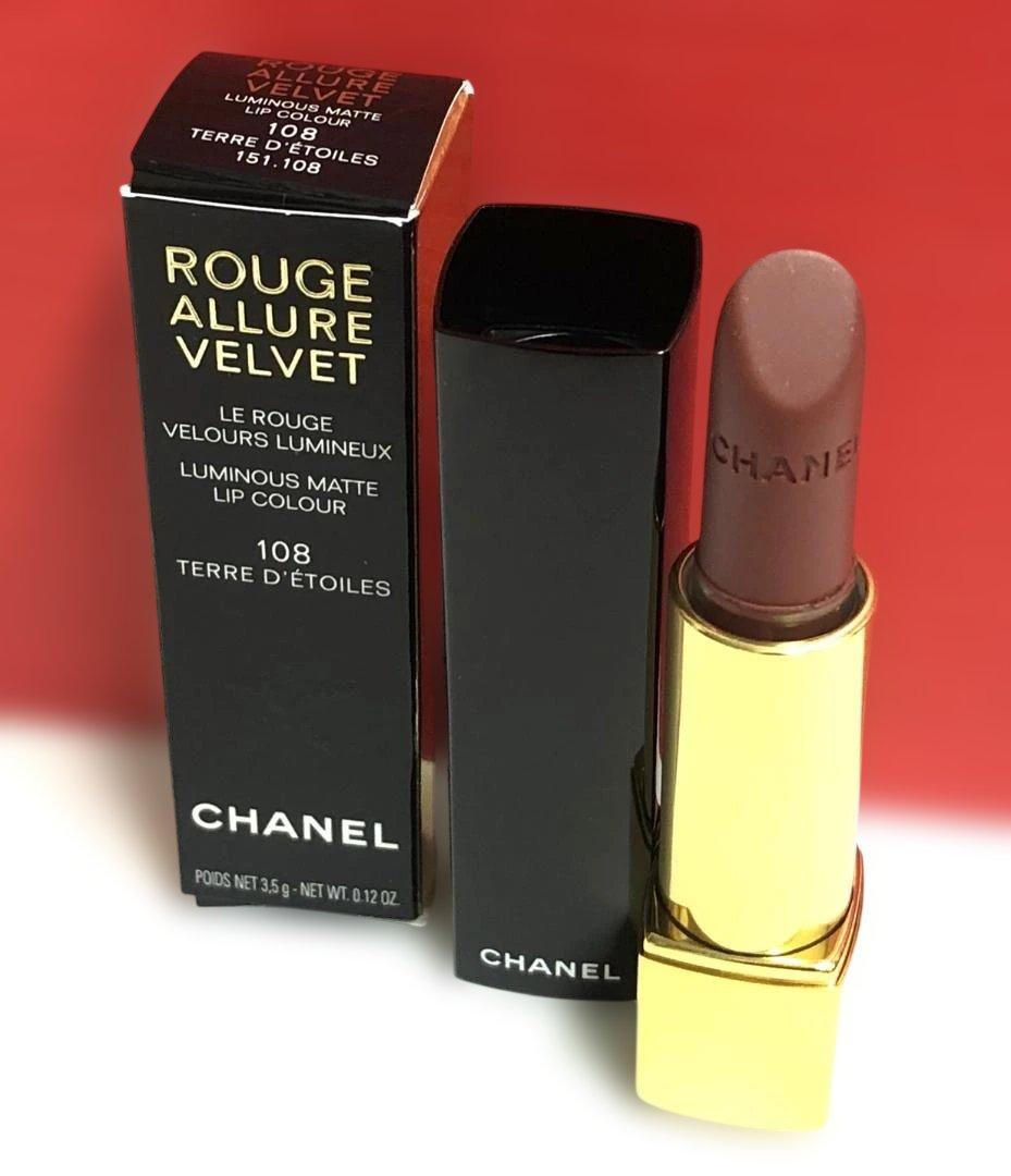 未使用 CHANEL ROUGE ALLURE VELVET 108 口紅