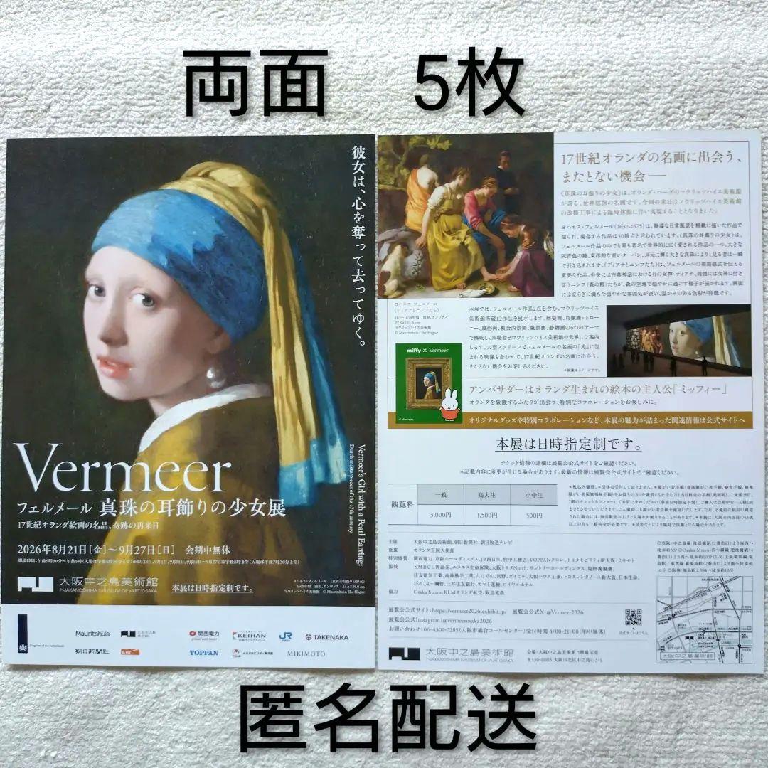 フェルメール 真珠の耳飾りの少女展 フライヤー 葬送のフリーレン ミッフィー
