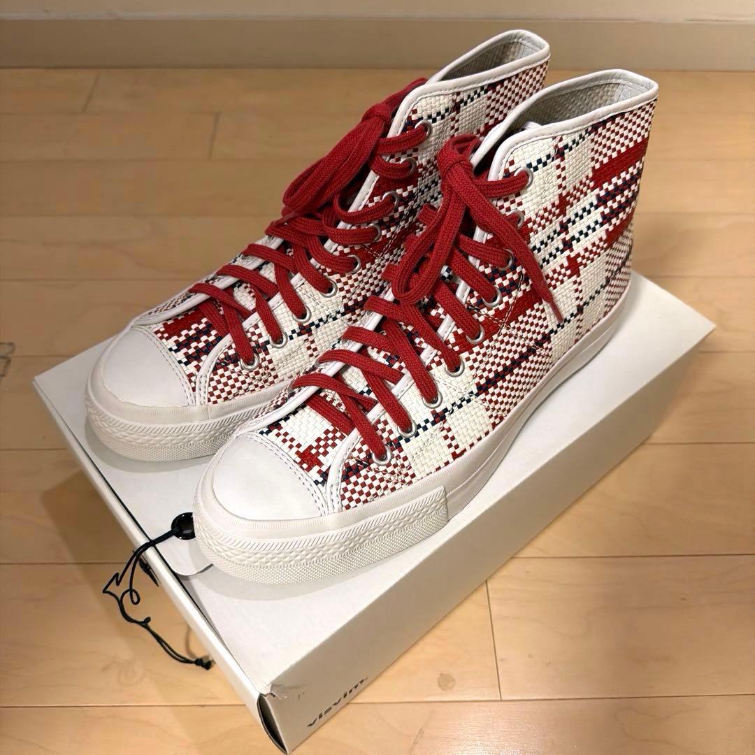 VISVIM JAIPUR HI WOVEN RED/BLUE 新品未使用