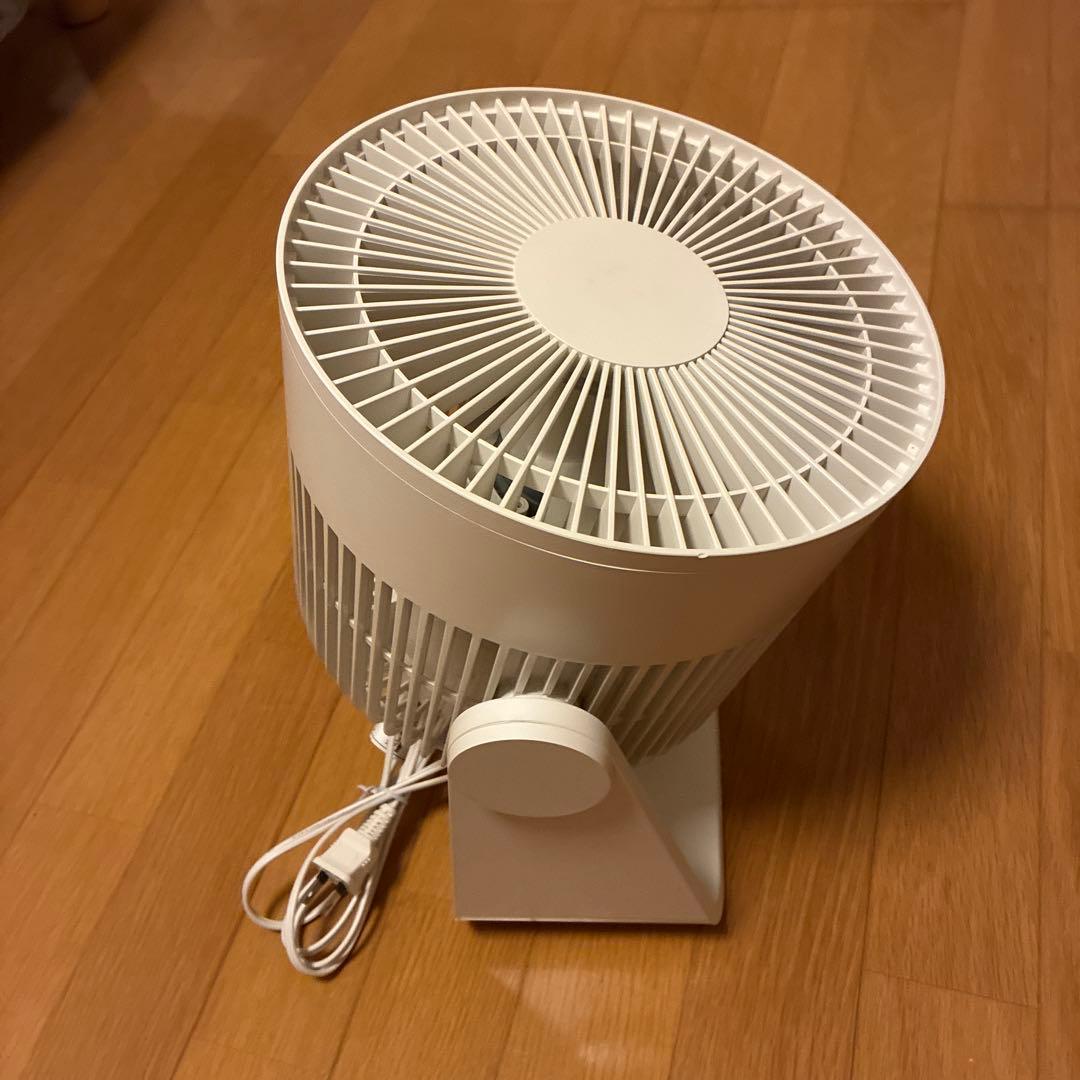 【お値下げ！】無印良品　サーキュレーター 低層音ファン 首振り機能なし ホワイト