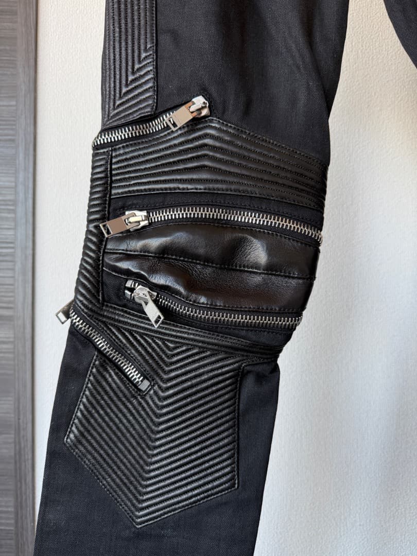 Saint Laurent サンローラン バイカーパンツ Hedi期 イタリア製