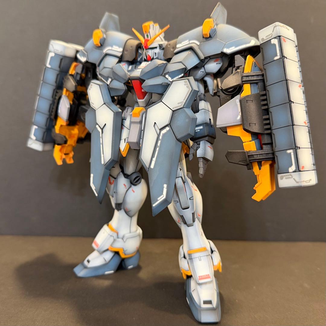 MG 1/100 ガンダムサンドロックEW(アーマディロリザード装備)塗装完成品