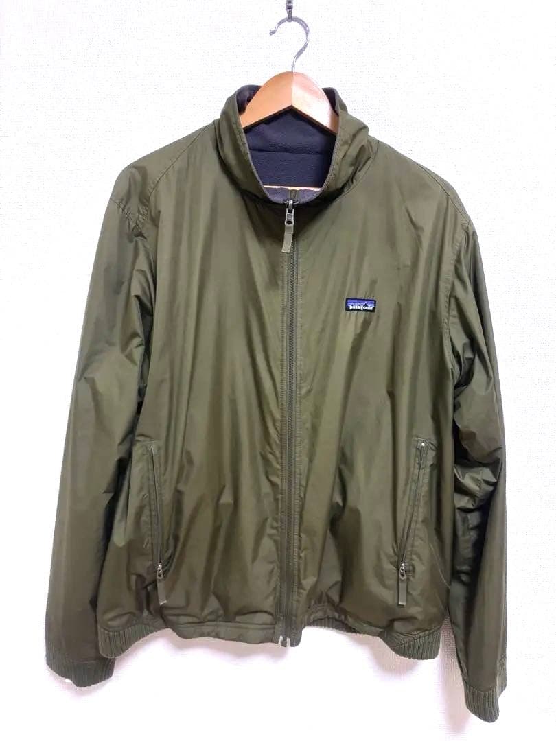 希少 L 07年製 パタゴニア デュアリティ・ジャケット リバーシブル オリーブ