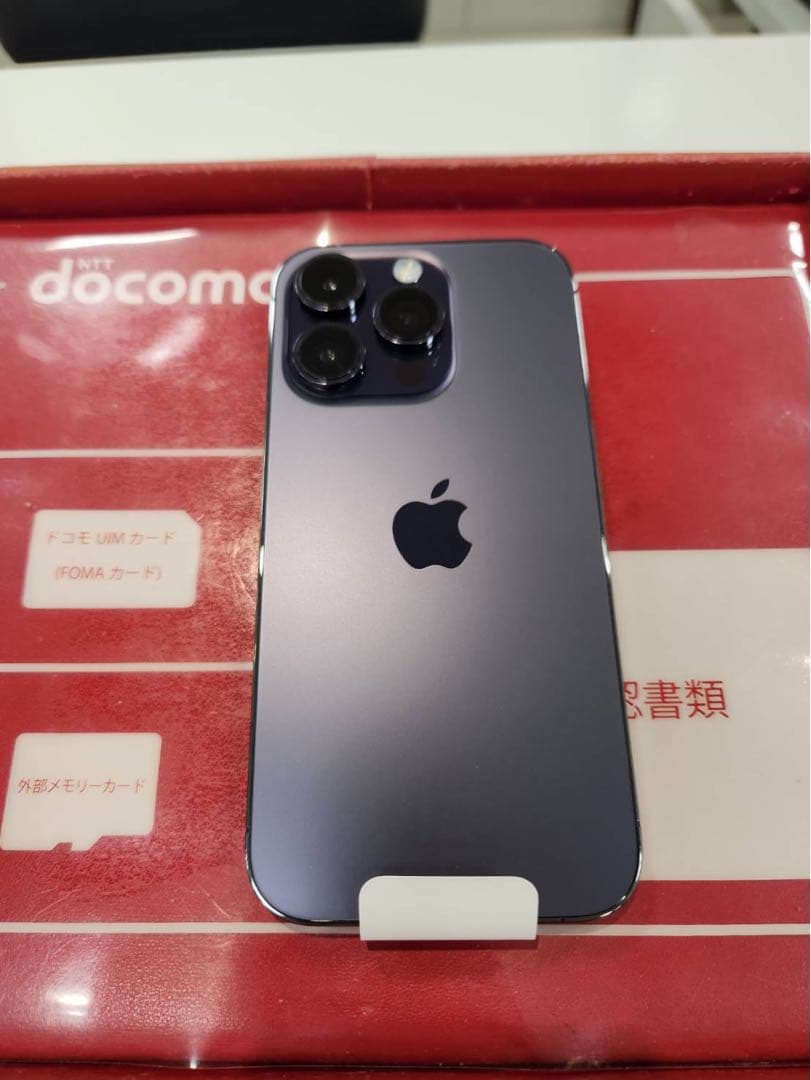 【箱付き】iPhone14Pro512GB ディープパープル バッテリー100%