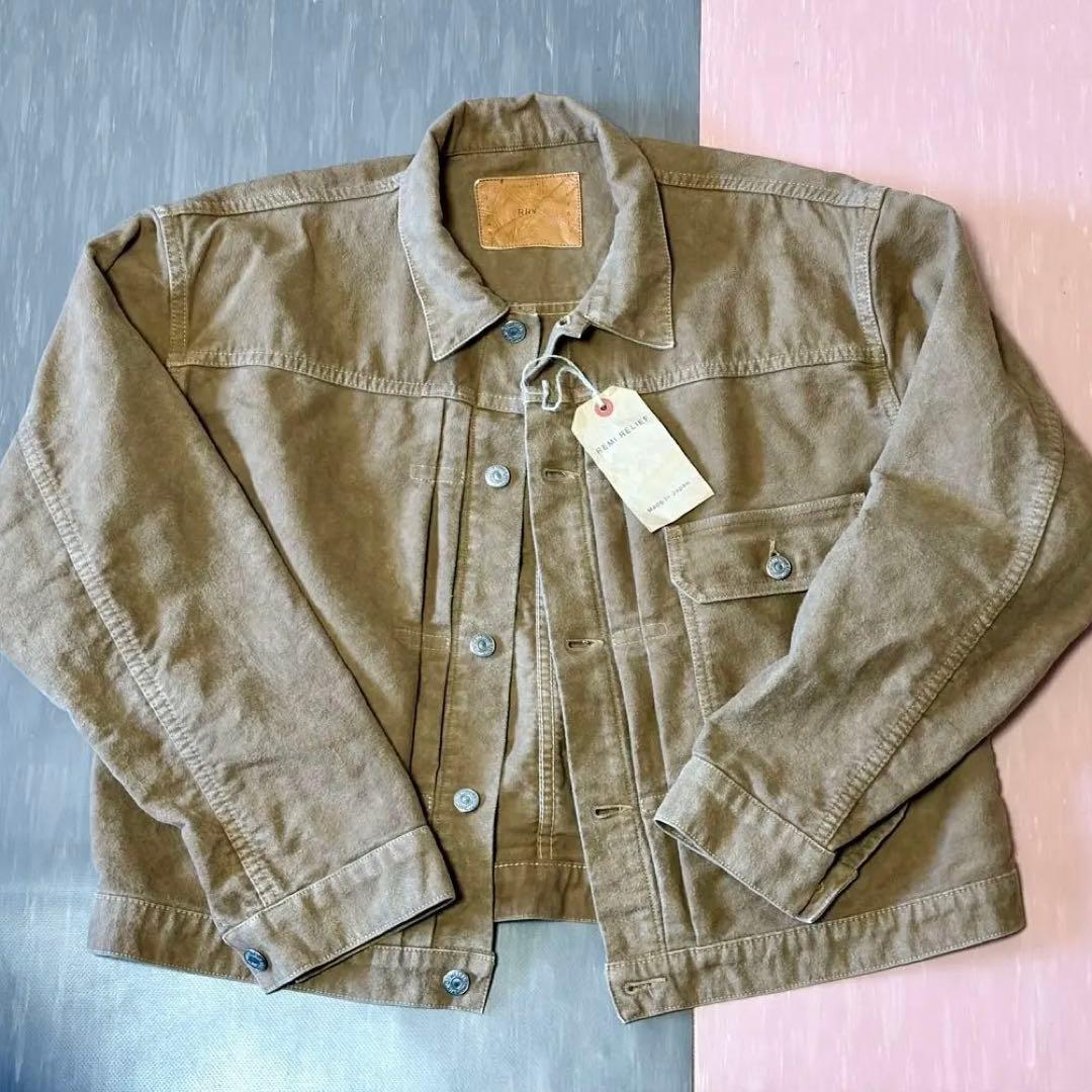 REMIRELIEFレミレリーフモールスキン 1st JKT by メルカリ