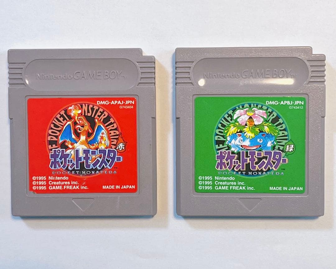 ポケットモンスター 赤・緑 ゲームボーイソフト