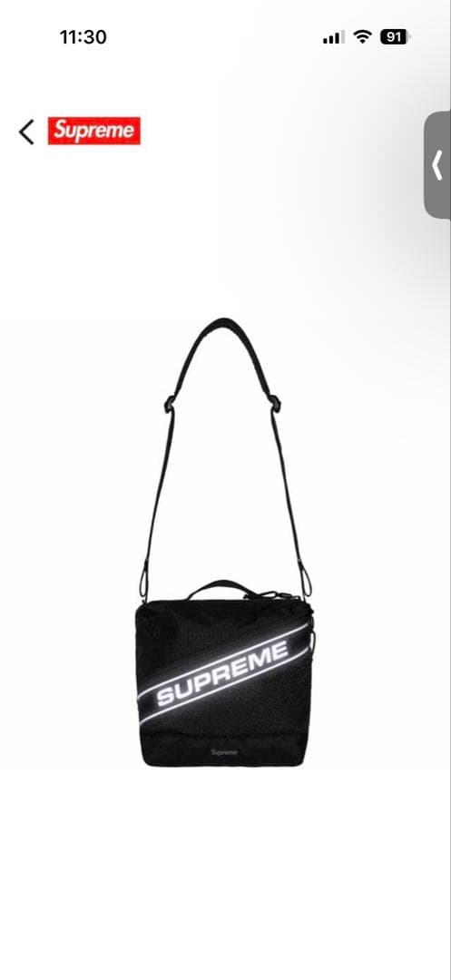 極美品 Supreme 23FW Shoulder Bag ショルダーバッグ
