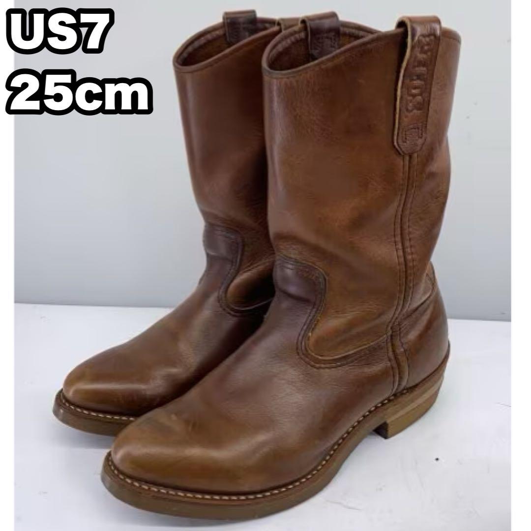 美品 redwing ペコス 25cm ブラウン 茶 8159 USA製