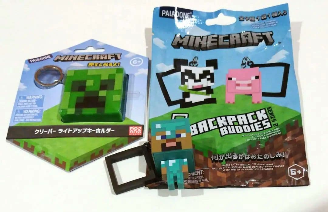 マイクラ クリーパー ライトアップ キーホルダー スティーブ 新品 バックパック by メルカリ