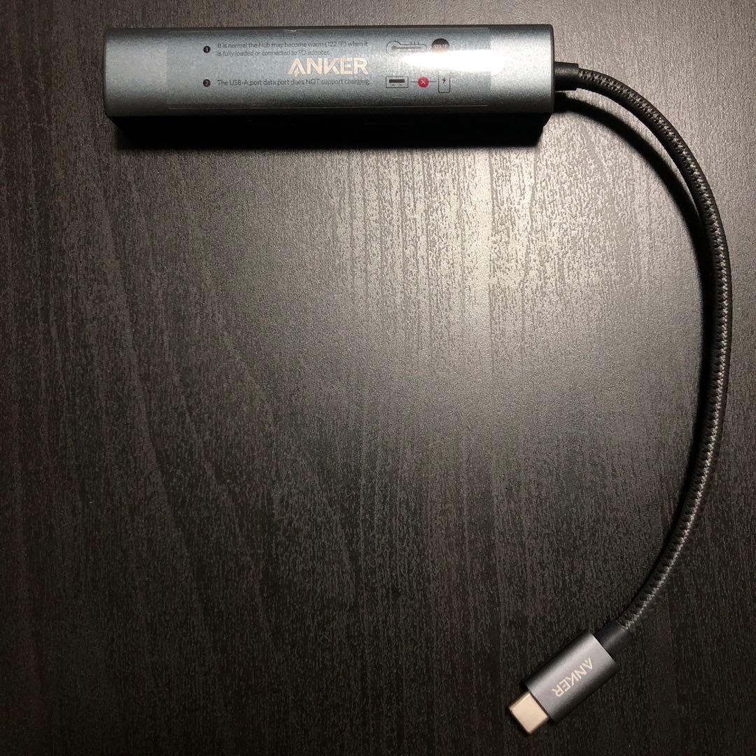 【美品】Anker PowerExpand+5in1 USB-Cイーサネットハブ