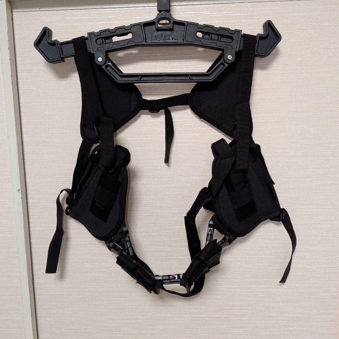 中型オートピストル対応　ナイロン　ショルダーホルスター　2丁拳銃