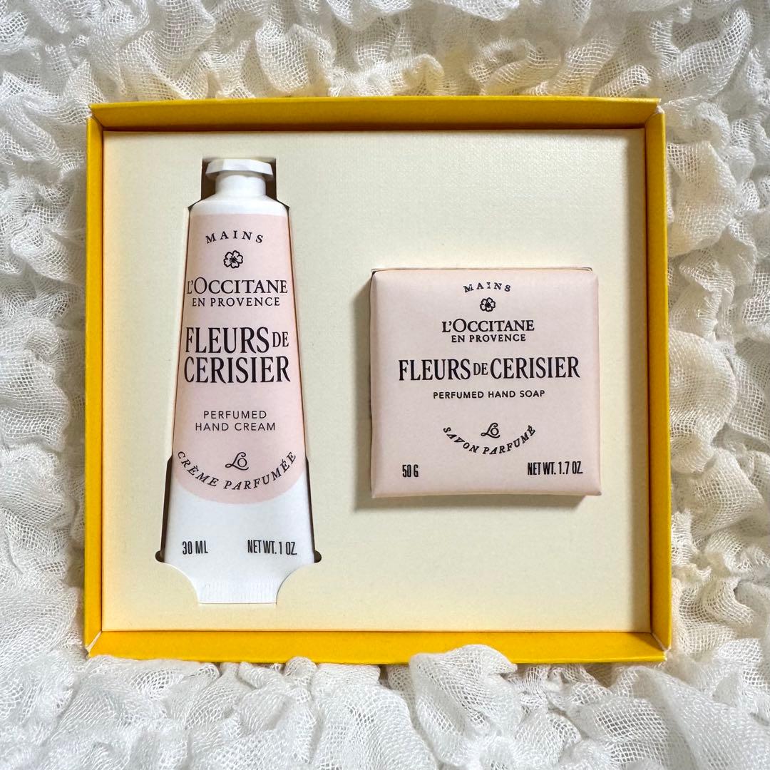 L'OCCITANE フルールドスリジエサクラ ハンドクリーム ハンドソープ