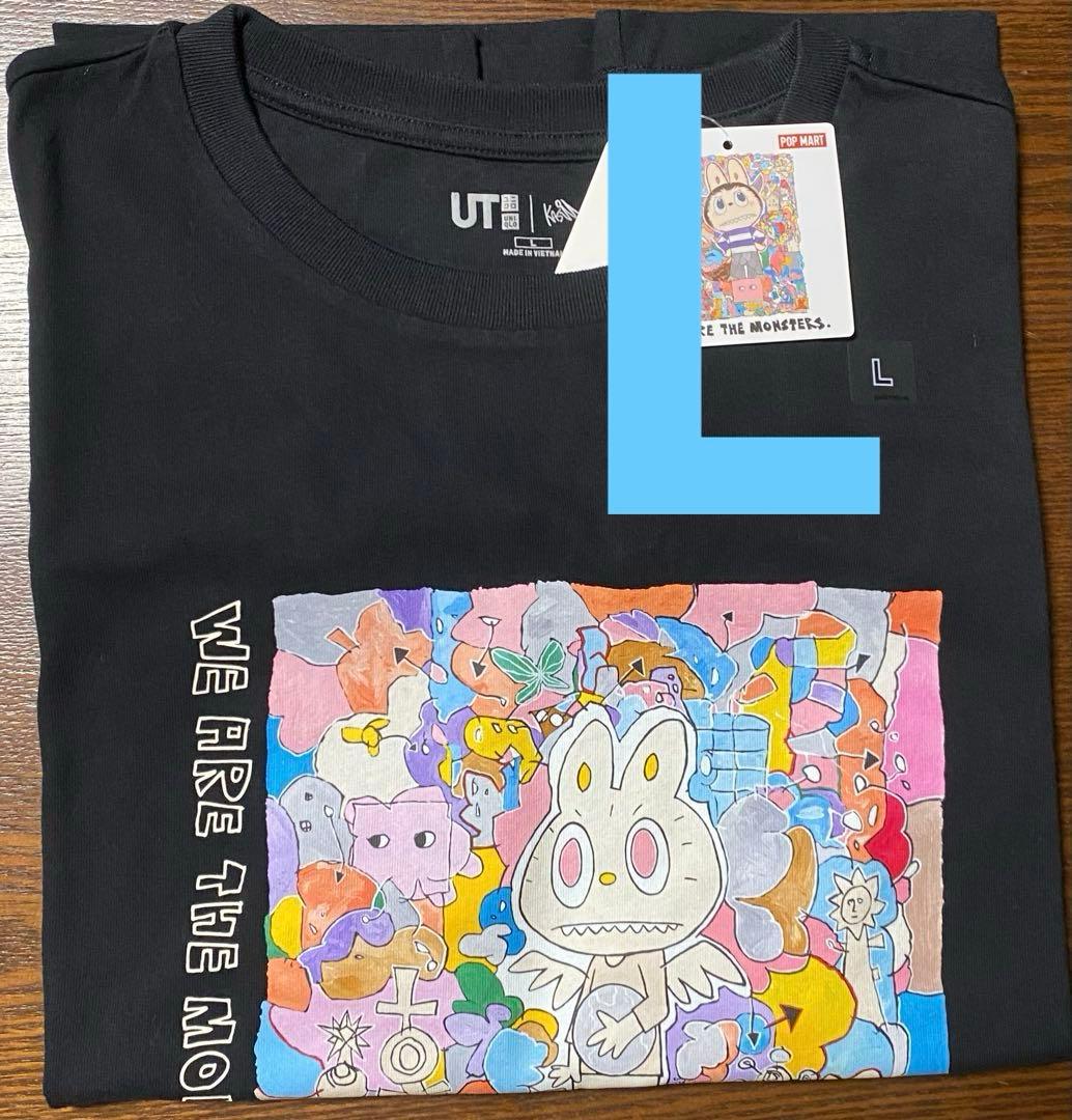 UNIQLO ユニクロ ポップマート　 ラブブ　コラボ Tシャツ　Lサイズ