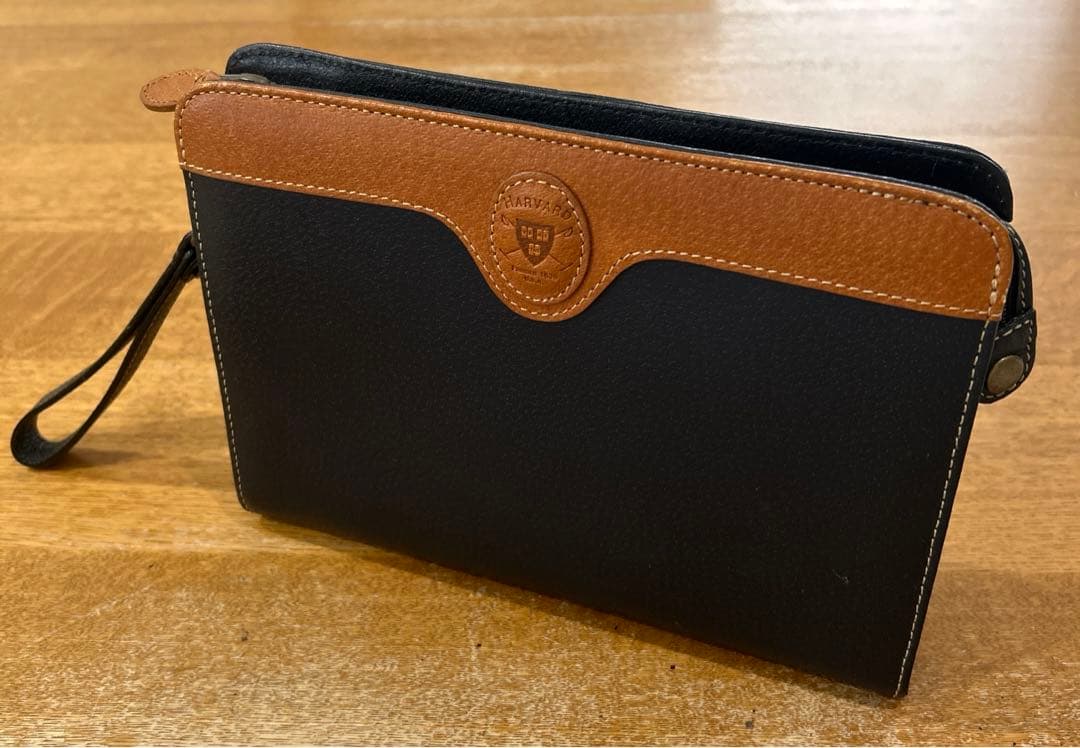 美品　本革　HARVARD ハーバード　クラッチバッグ　匿名配送