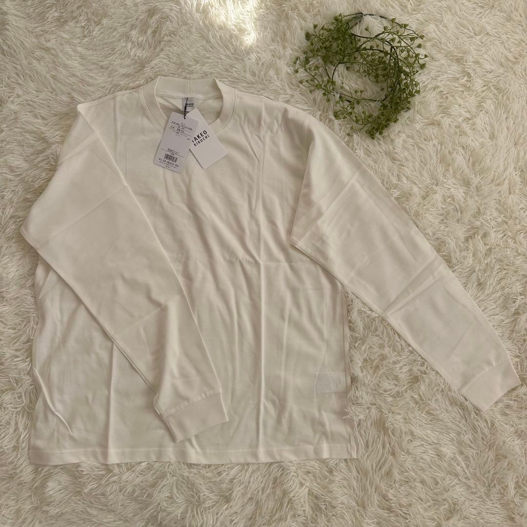 タケオキクチ 白ロンT Tシャツ長袖 ワンポイント シンプル by メルカリ