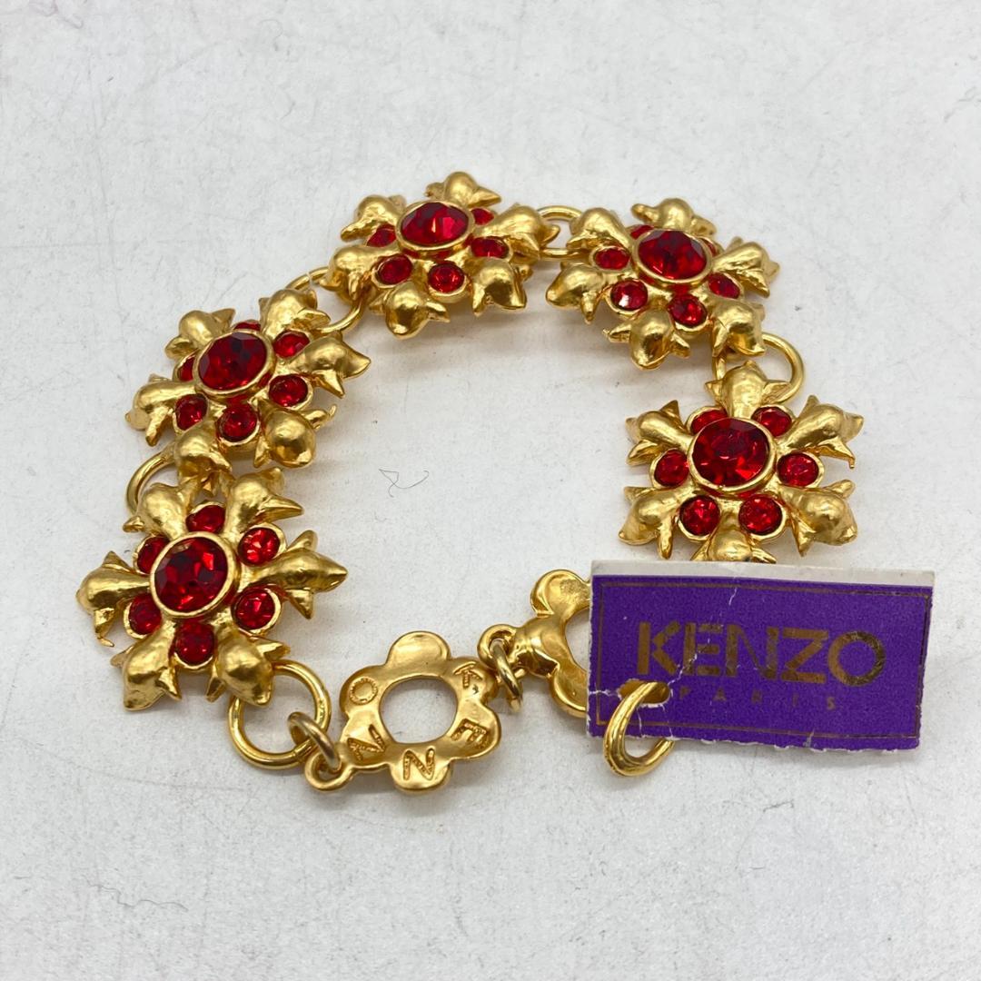 ▼KENZO ヴィンテージ　ブレスレット　ケンゾー　タグ付き