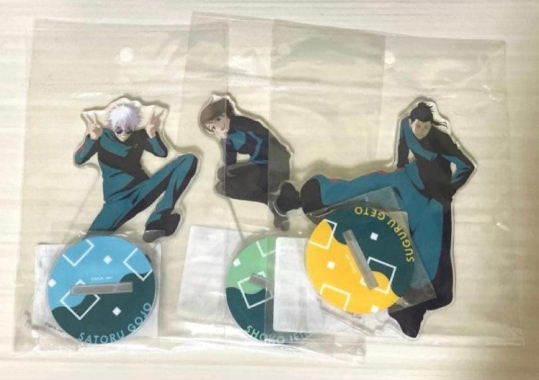 呪術廻戦　じゅじゅフェス　アクリルスタンド　五条悟　夏油傑　家入硝子 by メルカリ