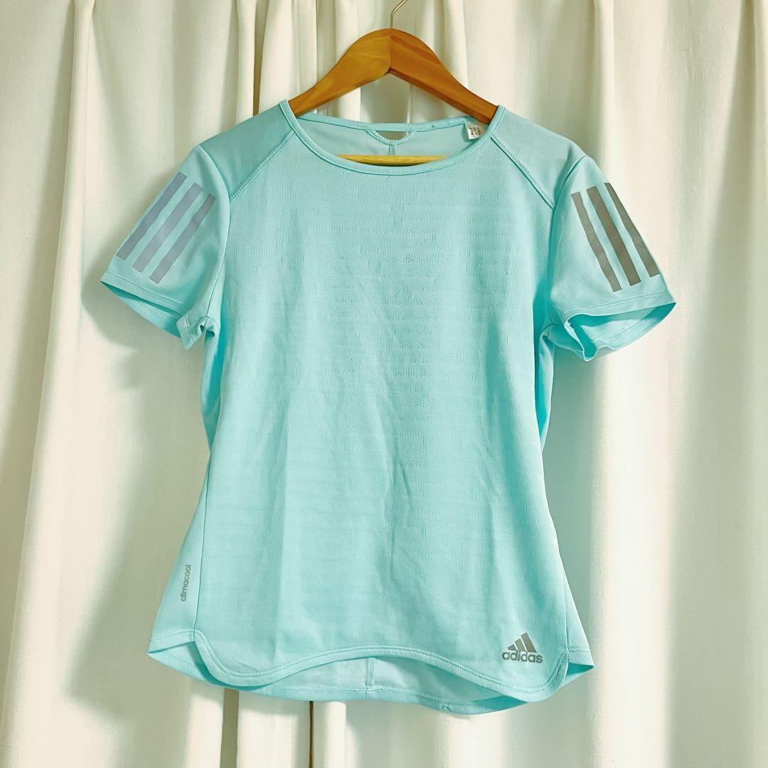 adidas ライトブルー ショートスリーブ トップス by メルカリ