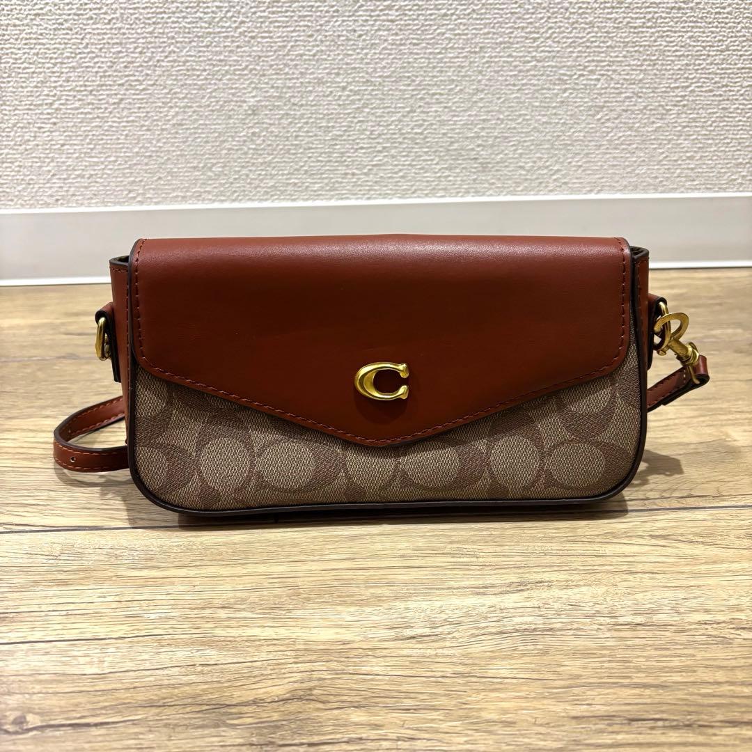 COACH シグネチャー ショルダーバッグ クロスボディ