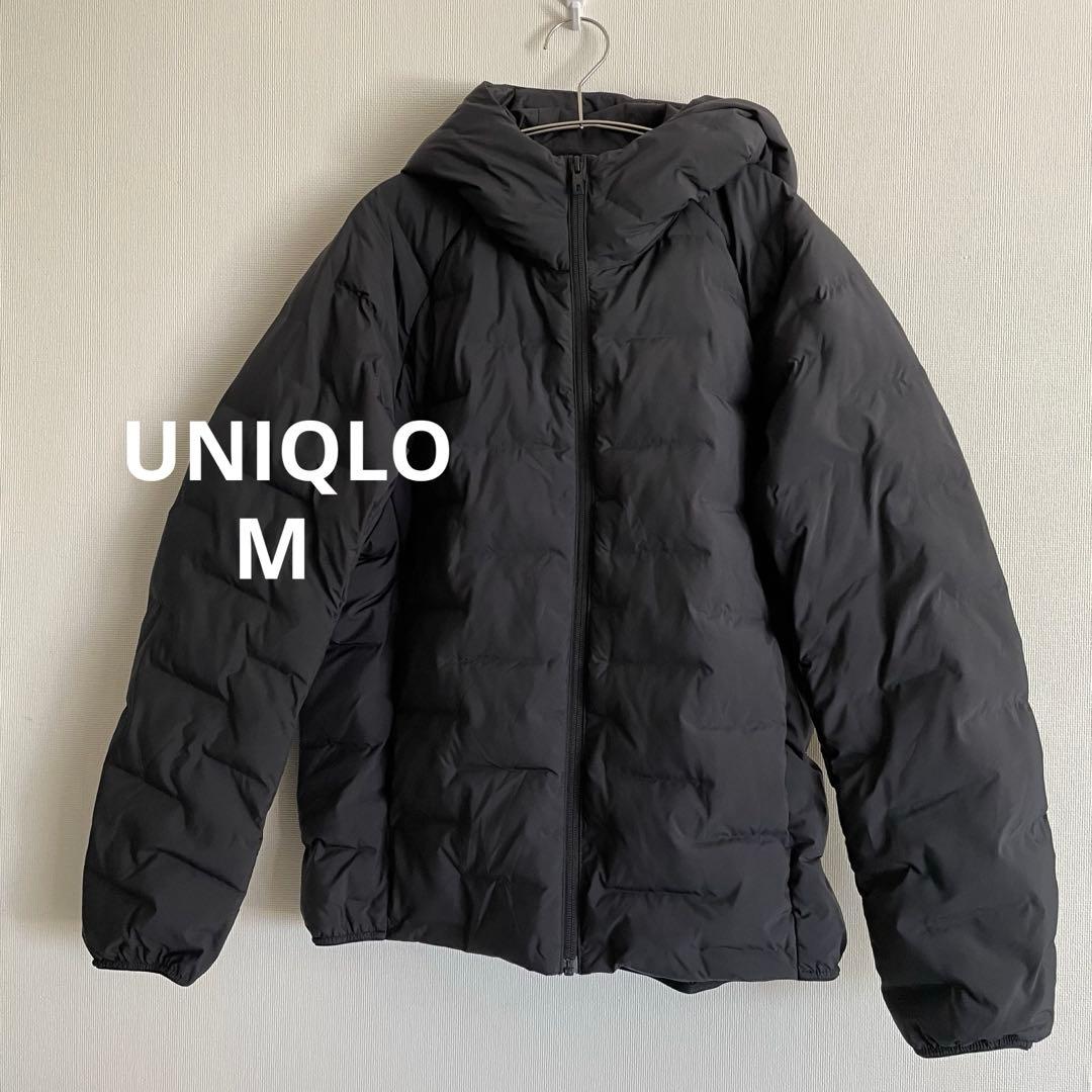美品　ユニクロUNIQLO　 パフテックパーカ　 メンズM ブラック