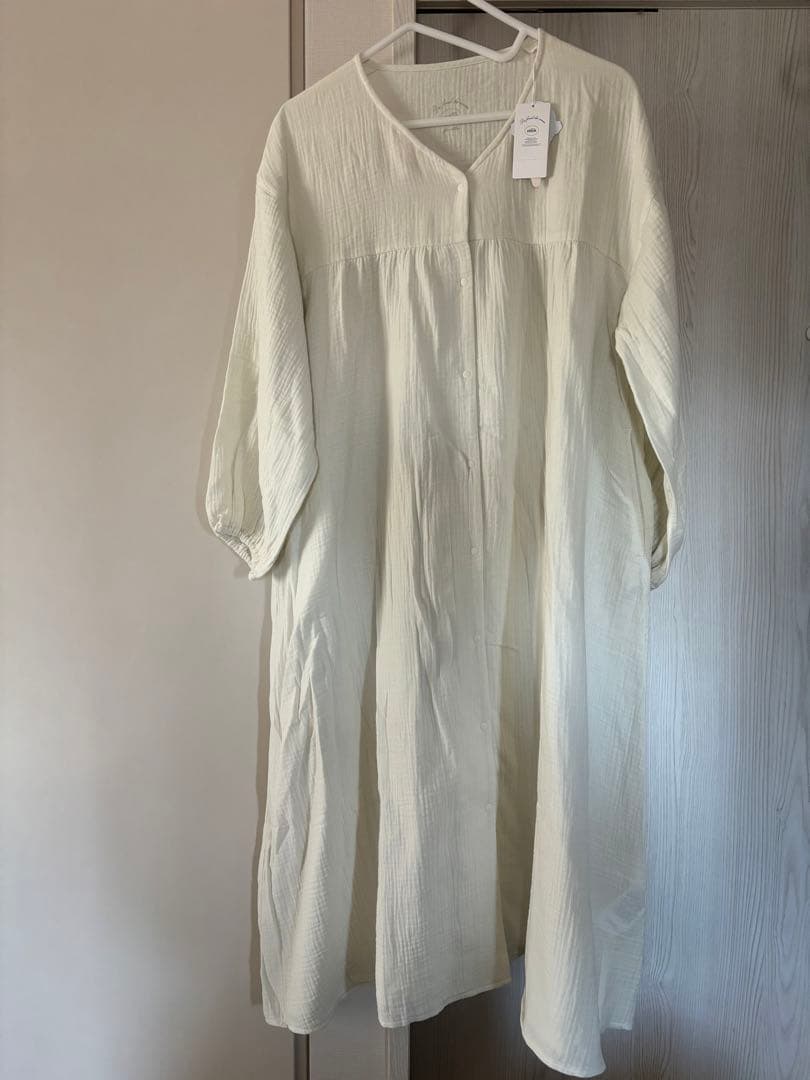 新品タグ付き　gelato pique マタニティガーゼワンピース ミント F by メルカリ