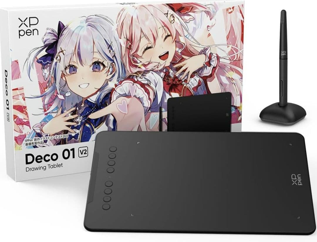 XP-Pen Deco 01 V2 ペンタブレット 本体