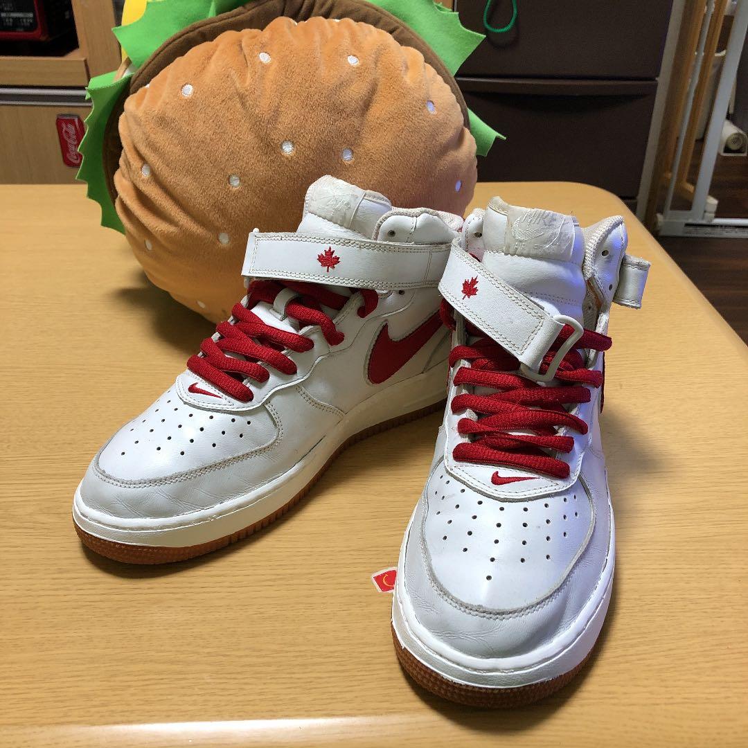 ナイキ　エアフォース1mid カナダ by メルカリ