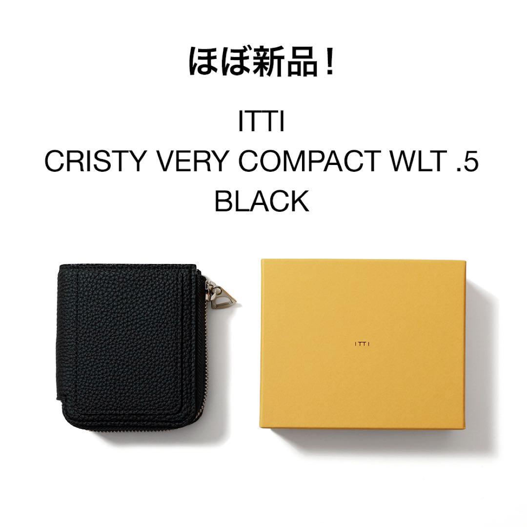 【極美品】ITTI CRISTY VERY COMPACT WLT .5 黒