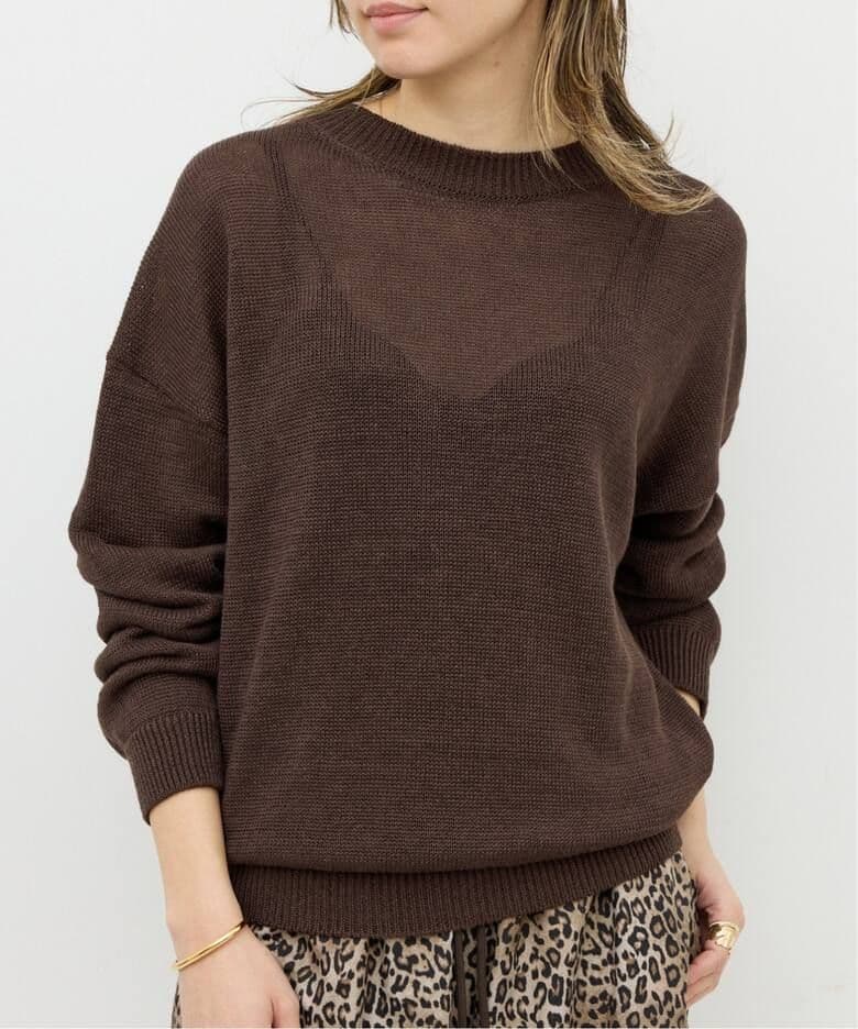 アパルトモンLINEN BF KNIT PULLOVER