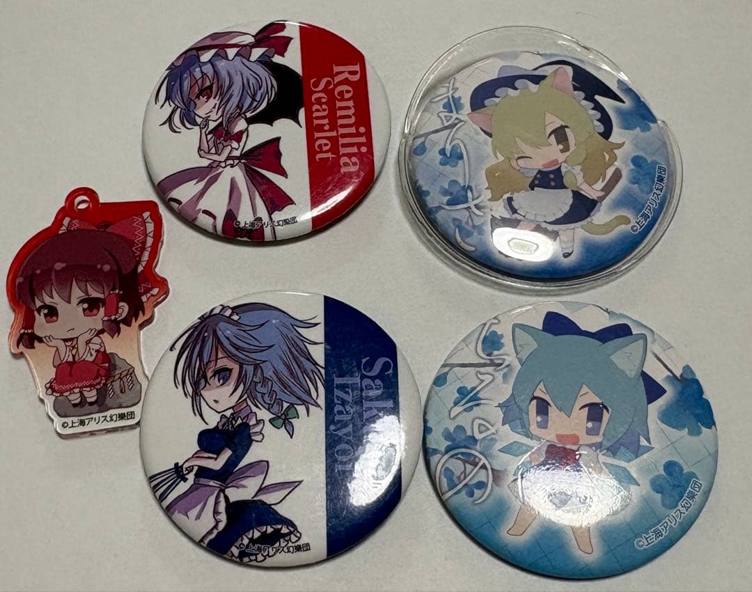 東方Project 缶バッジ アクリルキーホルダー まとめ売り