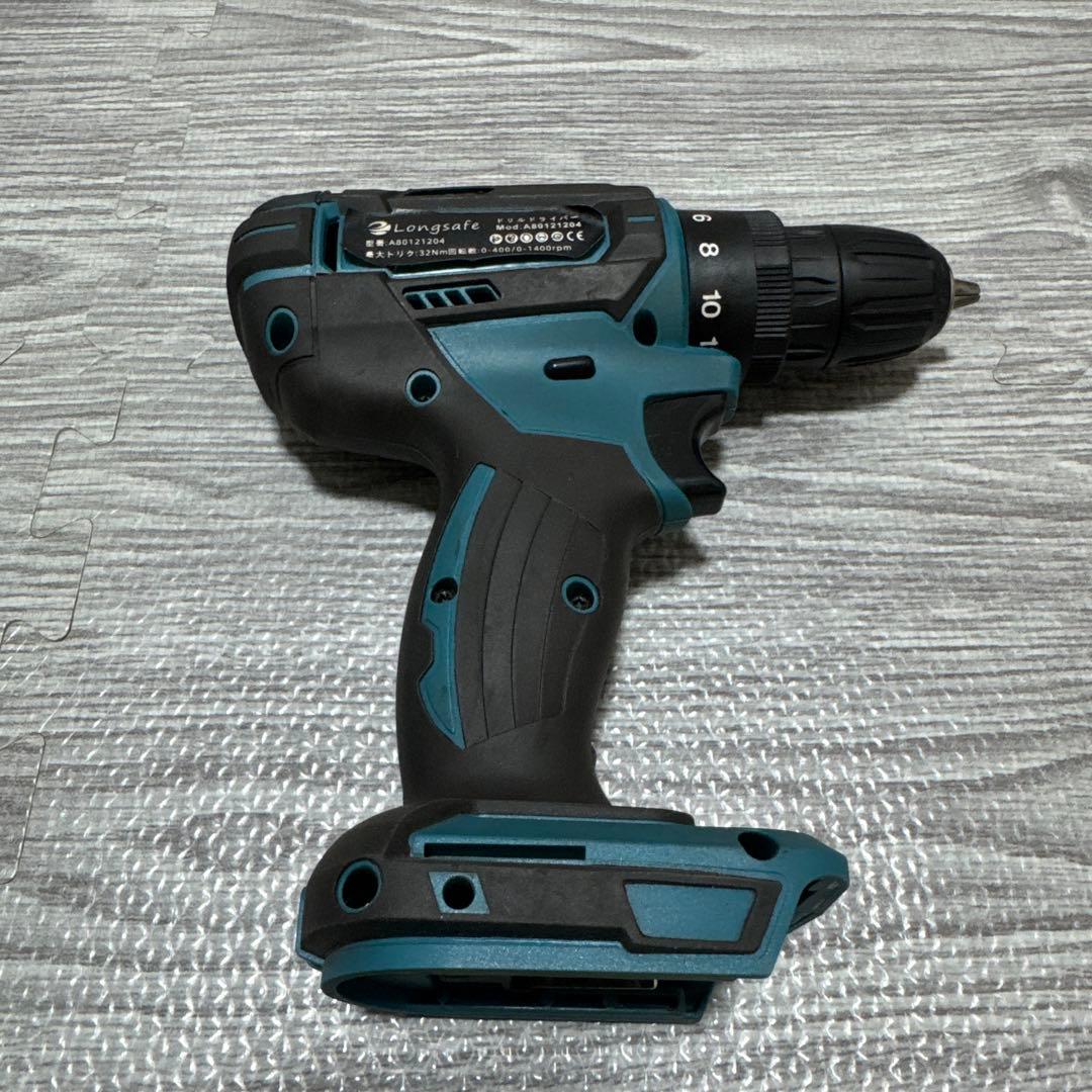 Longsafe 電動ドリルドライバー 18V 本体 バッテリーセット